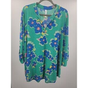 New Dear Scarlett Lizzy Top Sz 2X Boho Comfy Bohemian